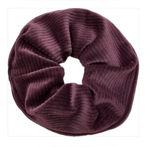 Plush Velvet Scrunchie Fabric Elastic Hair Tie Burgundy